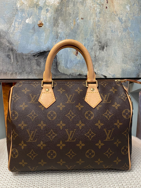 Louis Vuitton Speedy 25 Ebene Monogram Coated Canvas Bag