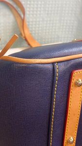 Dooney & Bourke Maddie Saffiano Leather Shoulder Bag In Marine