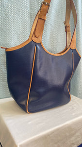 Dooney & Bourke Maddie Saffiano Leather Shoulder Bag In Marine