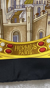 Hermès Le Triomphe du Paladin 90cm Silk Scarf