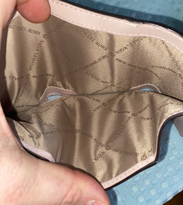 MICHAEL Michael Kors Jet Set Medium Flap Bifold Wallet In Powder Blush Multi